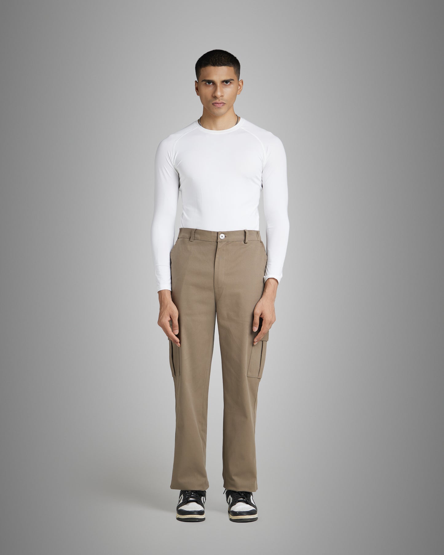 Dark Brown Cargo Pants