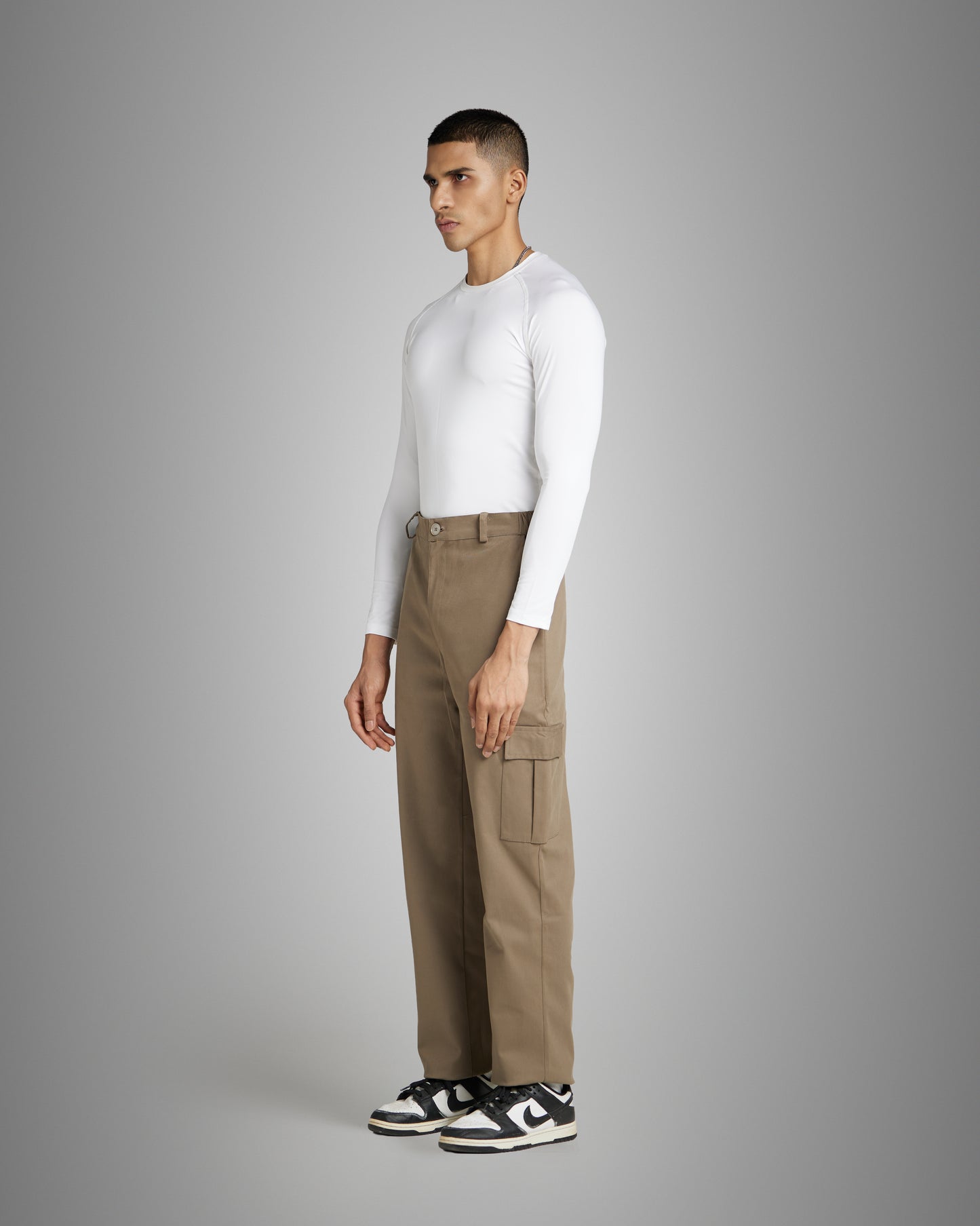 Dark Brown Cargo Pants