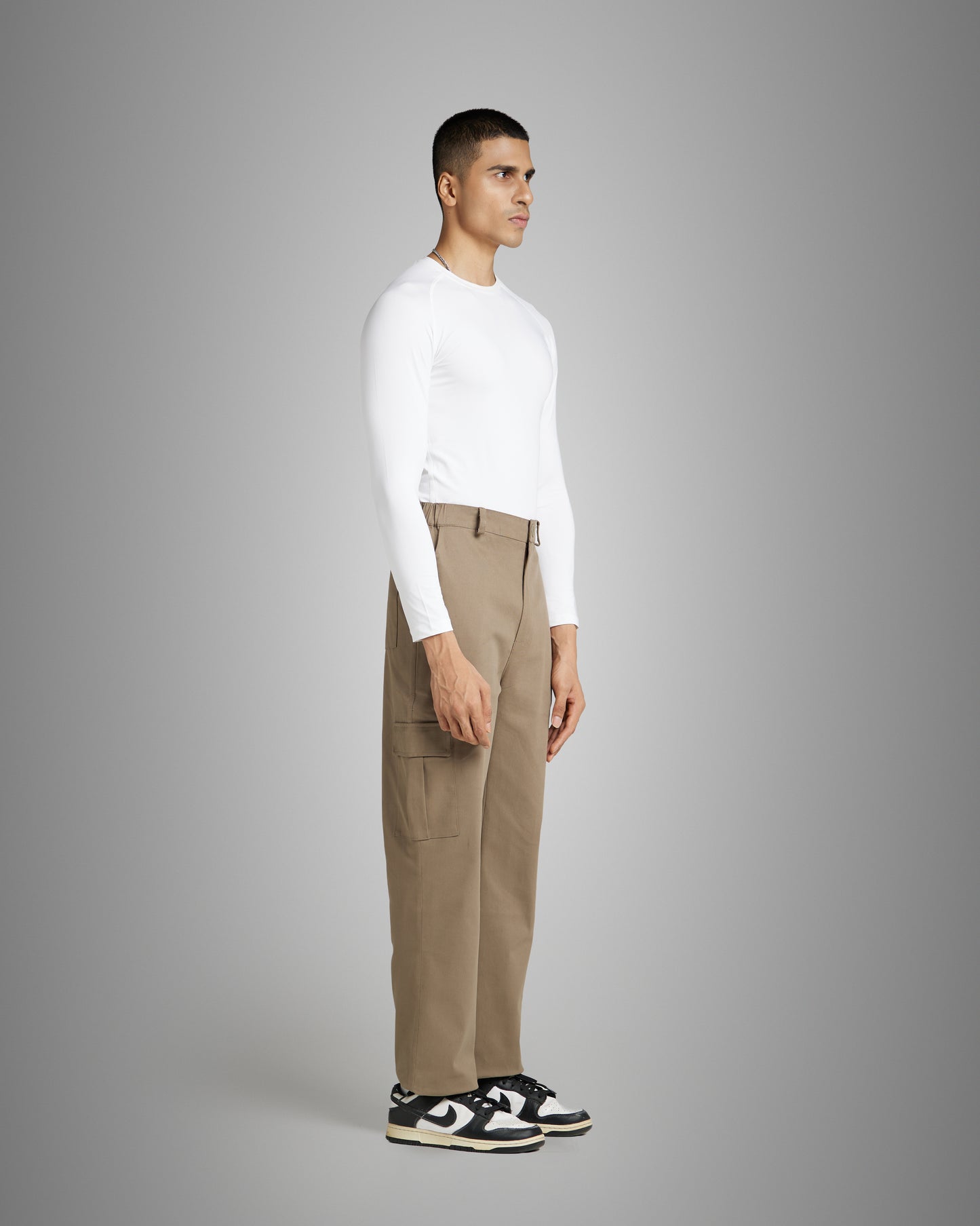 Dark Brown Cargo Pants