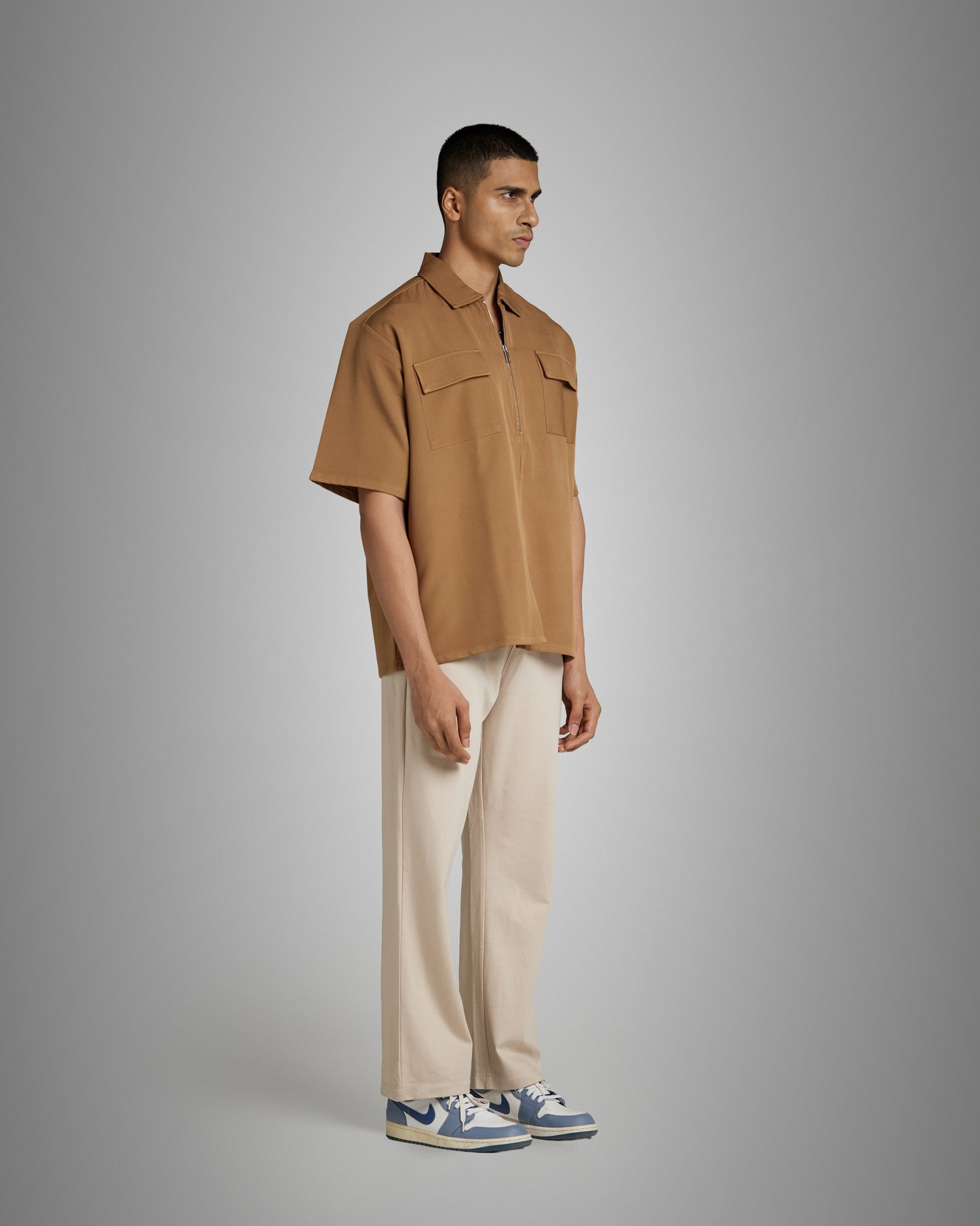 Khaki Double Pocket Shirt