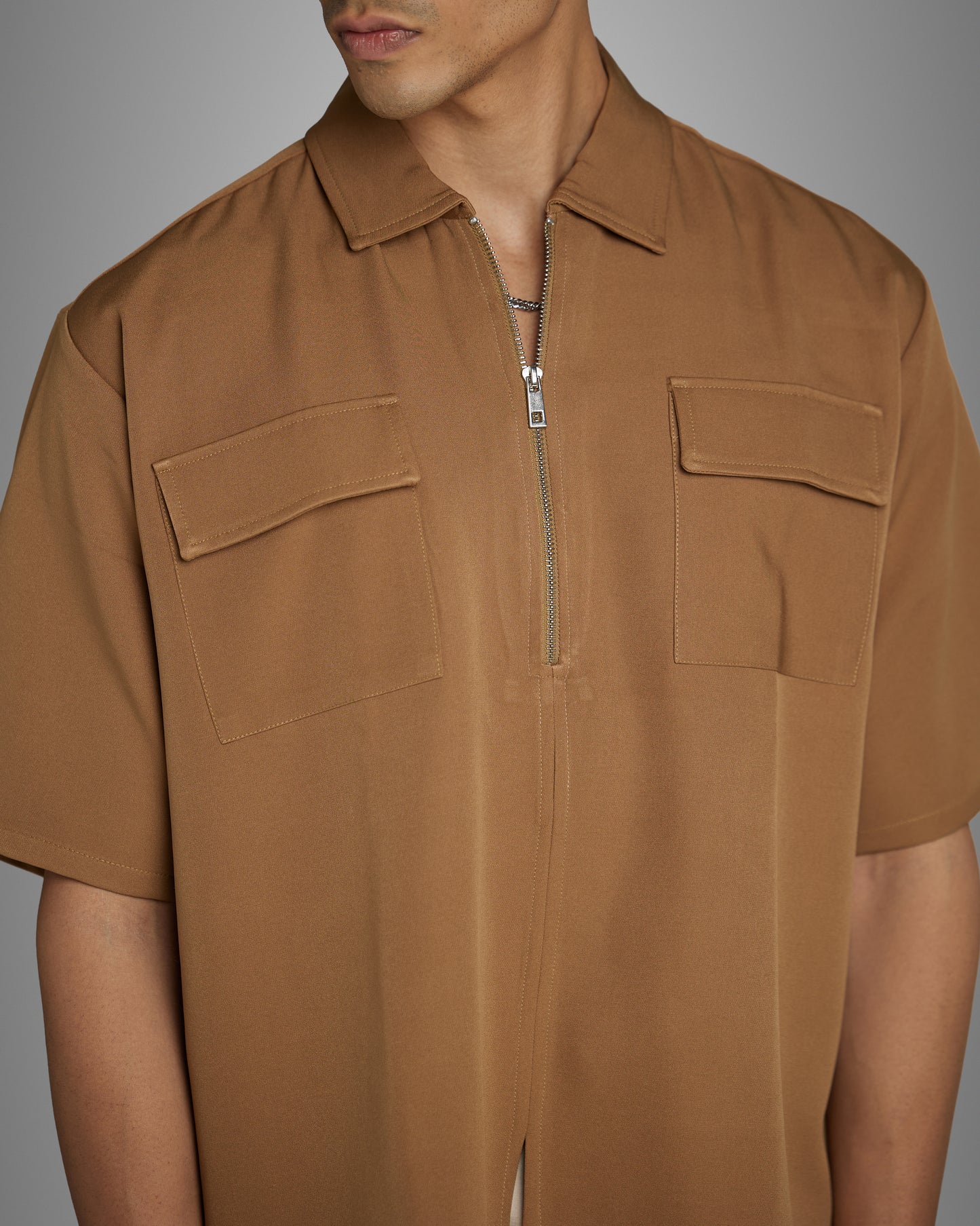 Khaki Double Pocket Shirt
