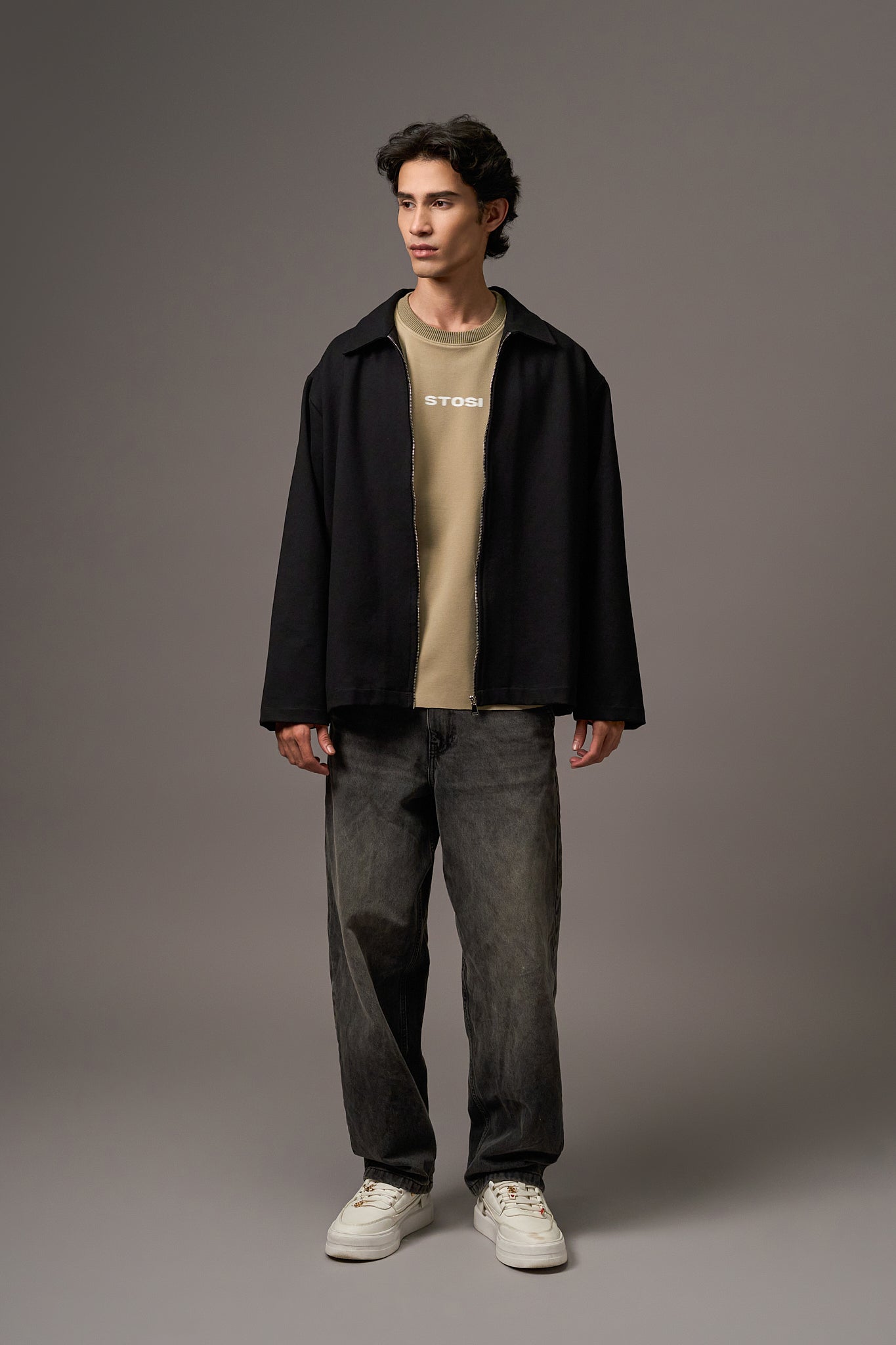 Charcoal Black Jacket