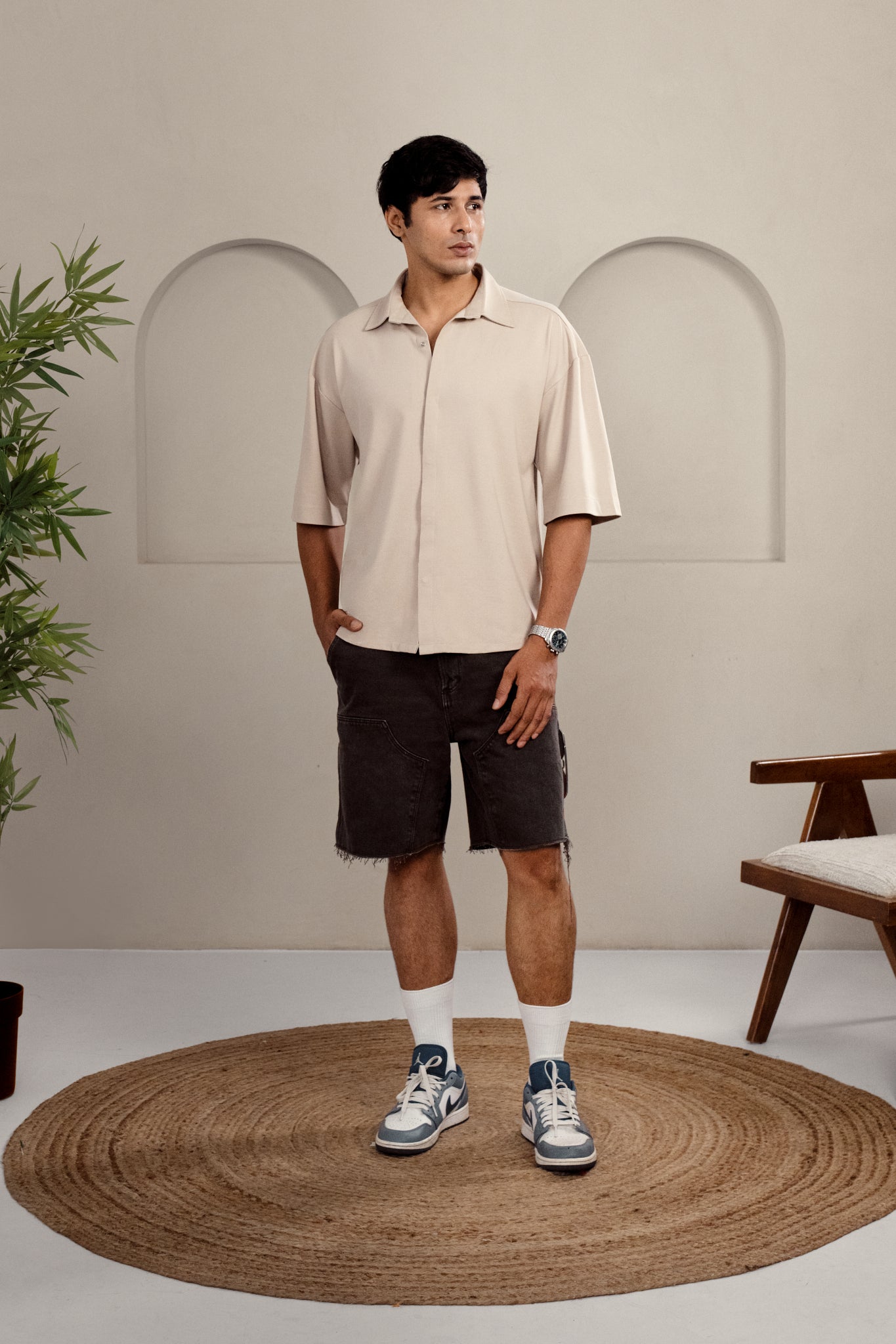 Beige Shirt