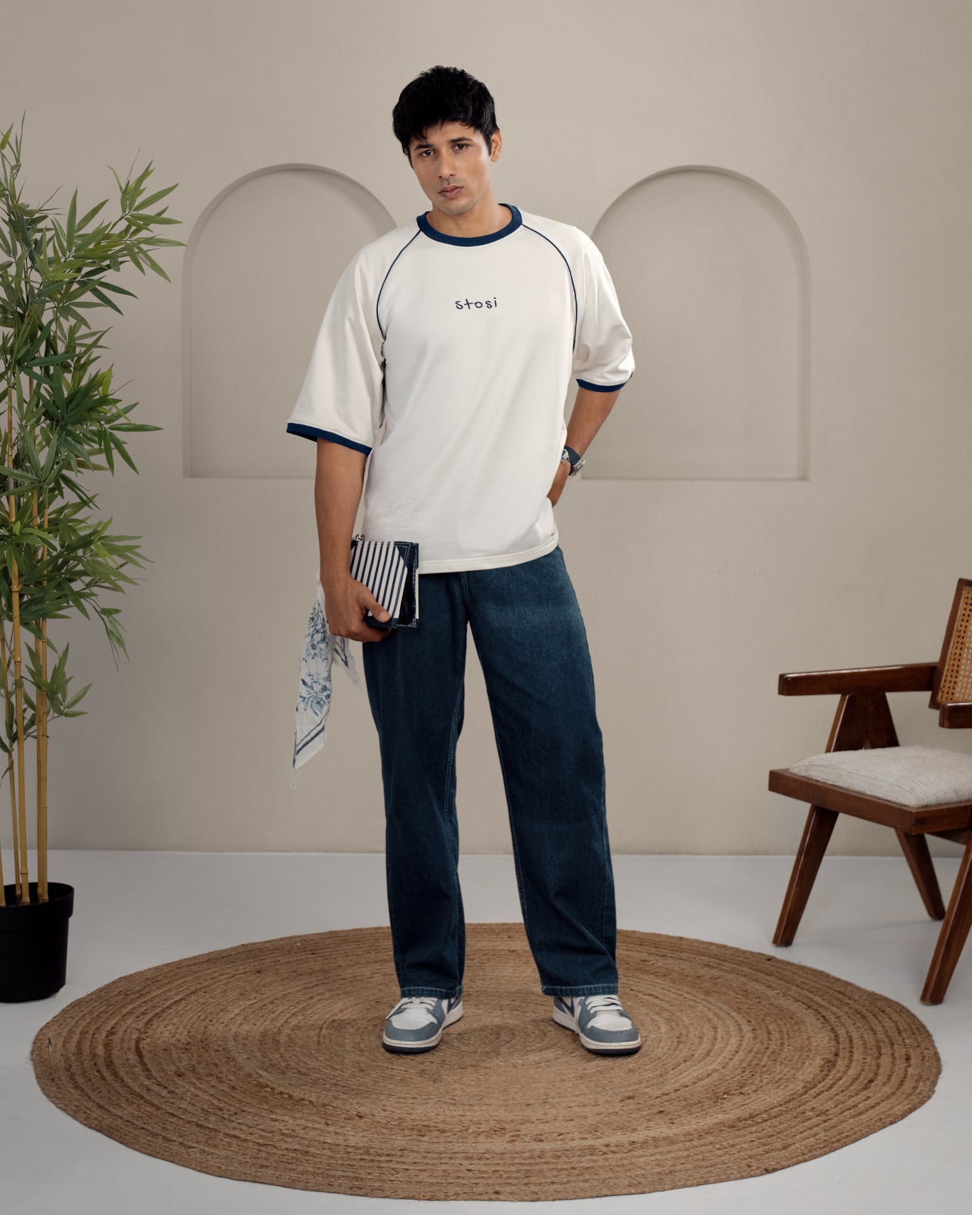 Navy Blue Raglan T-shirt