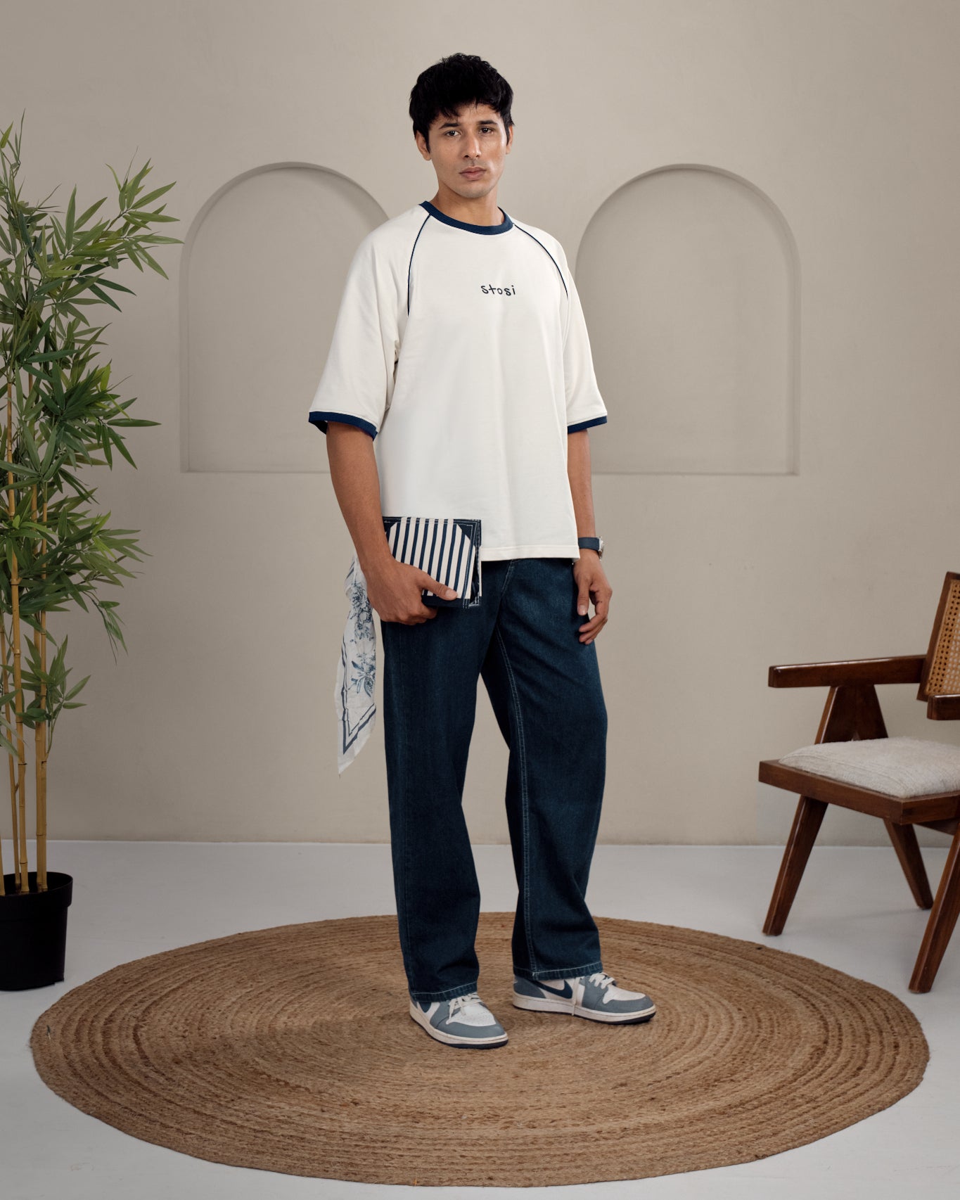 Navy Blue Raglan T-shirt