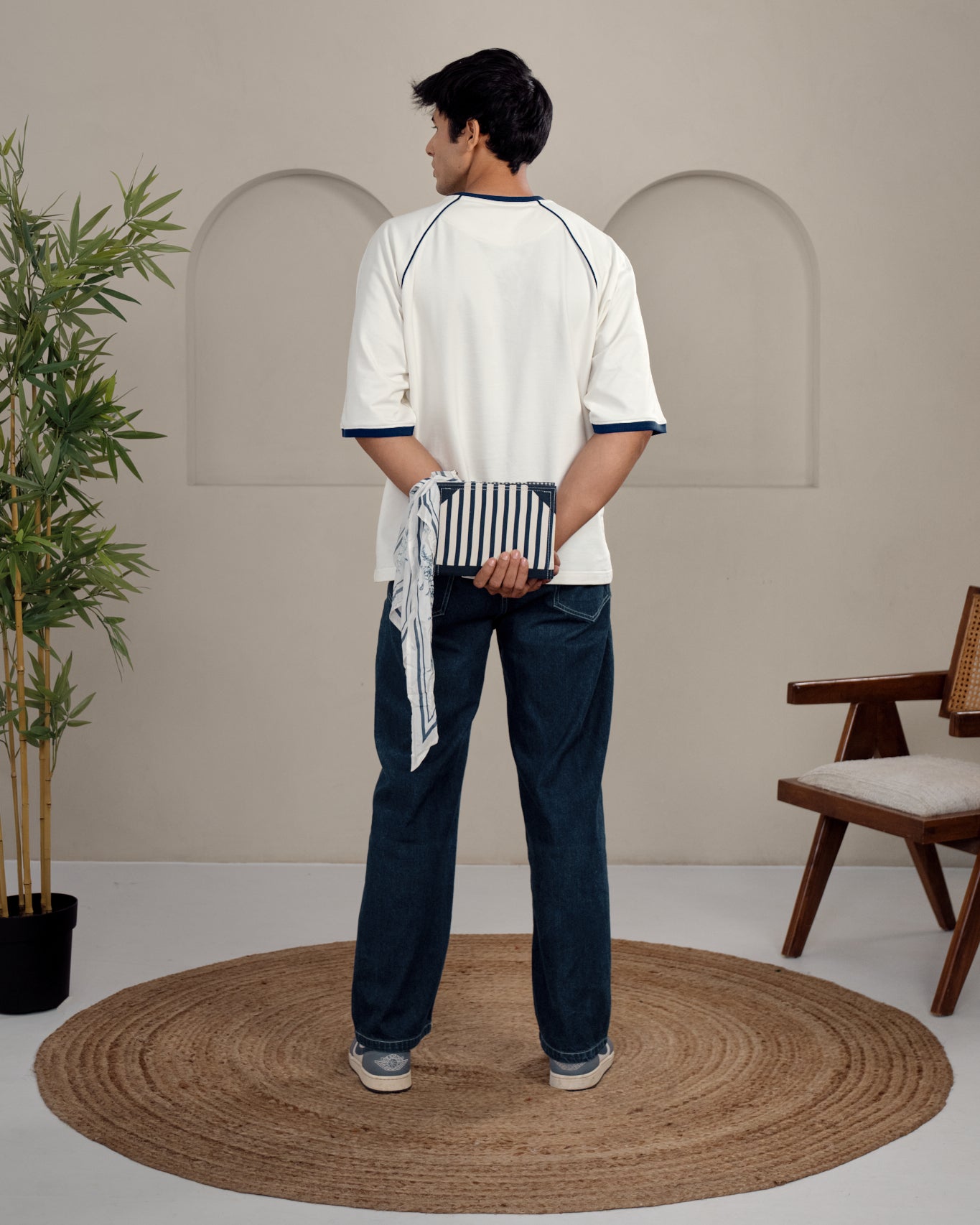 Navy Blue Raglan T-shirt