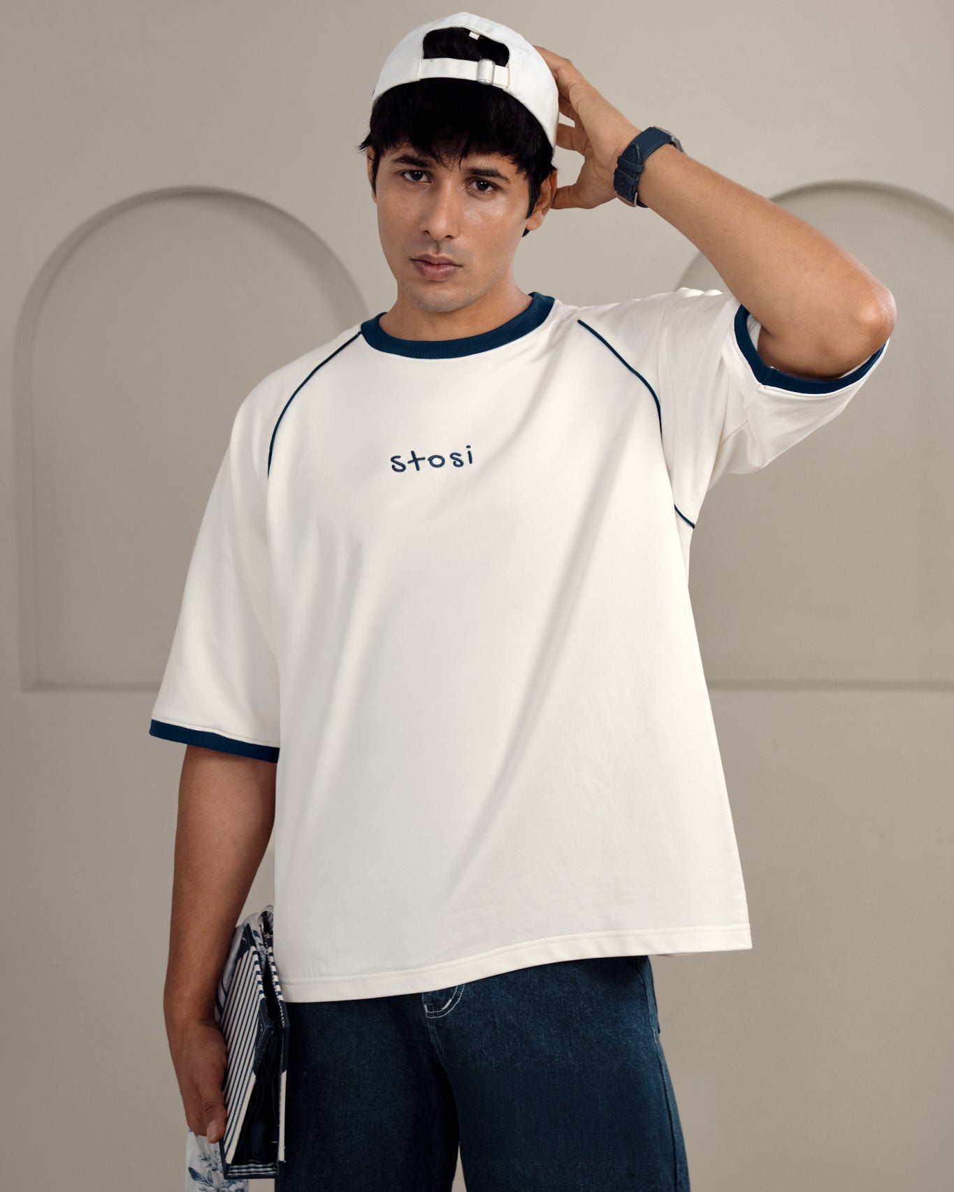 Navy Blue Raglan T-shirt