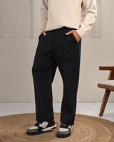 Black Pleated Trouser