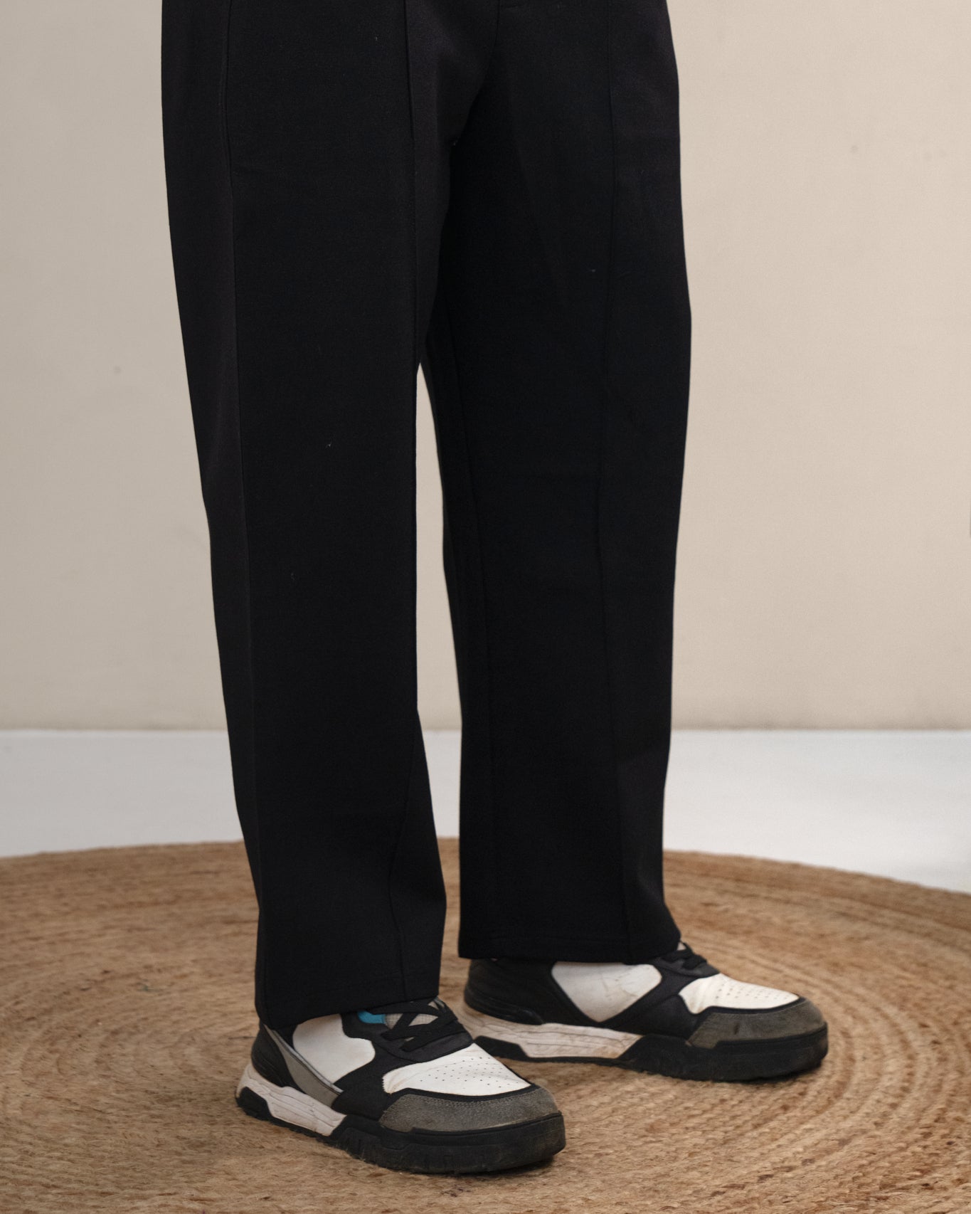 Black Pleated Trouser