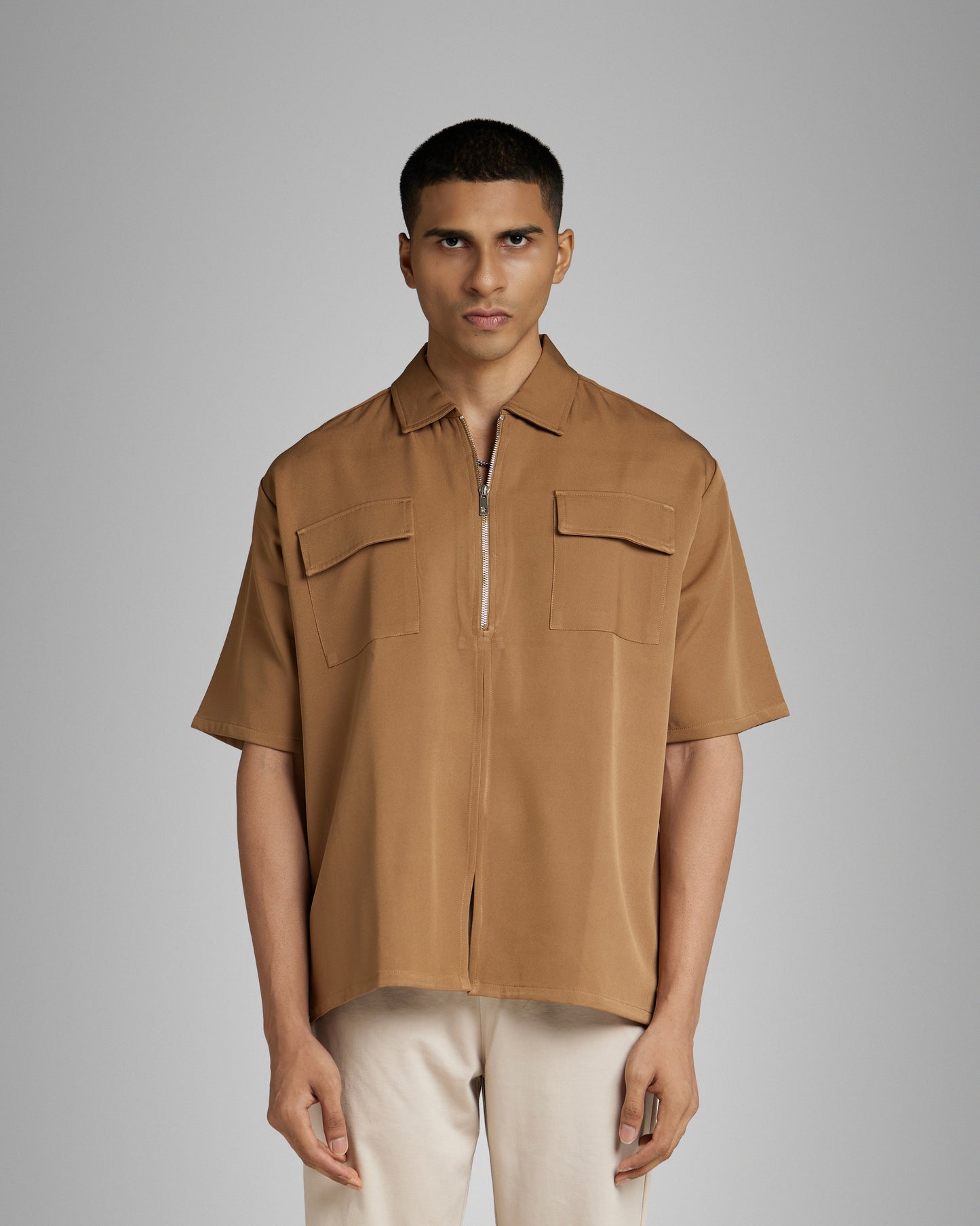 Khaki Double Pocket Shirt