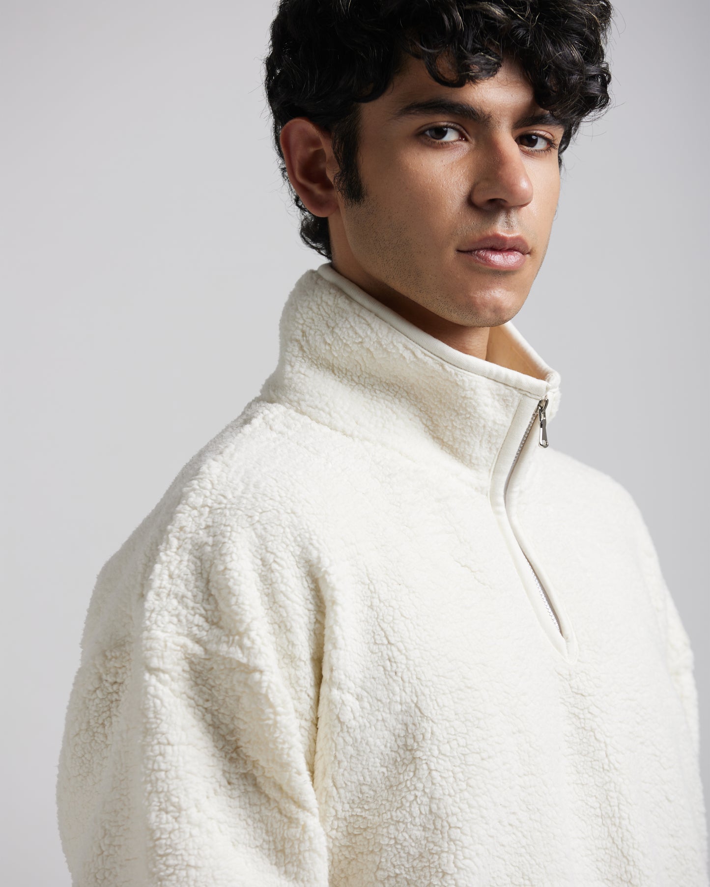 Sherpa Fleece Sweatshirt